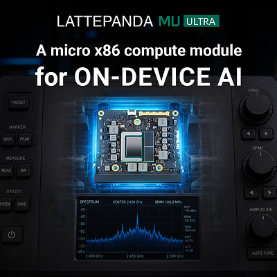 LattePanda、「LattePanda Mu Ultra」を発売：オンデバイスAI向けマイクロx86コンピューティングモジュール